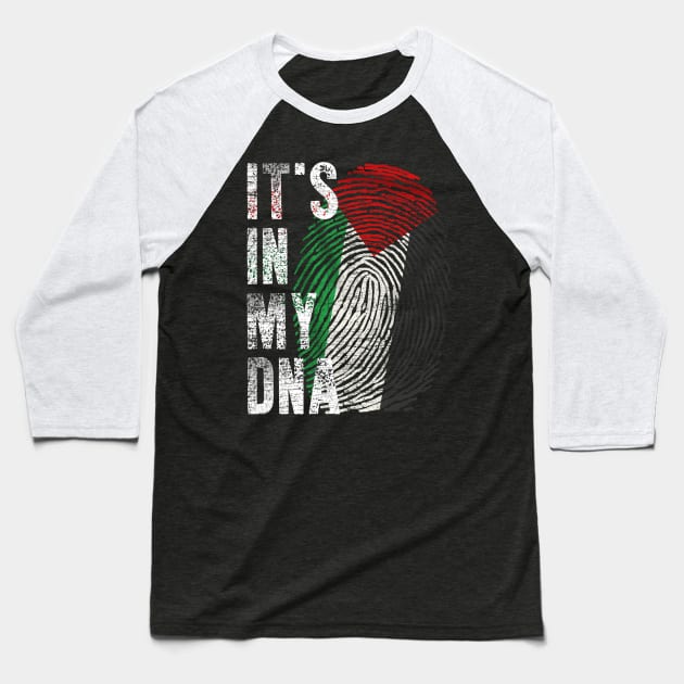 palestine dna grunge Baseball T-Shirt by ShirtsShirtsndmoreShirts